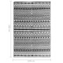 Schwarzer PP-Außenteppich 120x180 cm von vidaXL, Outdoor-Protektoren - Ref: Foro24-316921, Preis: 26,17 €, Rabatt: %