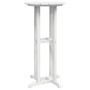 Mesa Bar Blanca 55x55x107 cm HDPE | Foro24.es | Tu tienda online para hogar, jardín y más Foro24.es