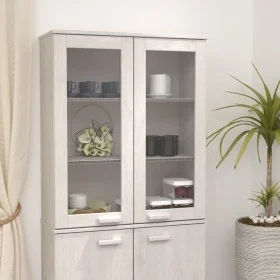 HAMAR Top-Sideboard aus massivem weißem Kiefernholz 85x35x100 cm von vidaXL, Sideboards - Ref: Foro24-340505, Preis: 135,25 €...