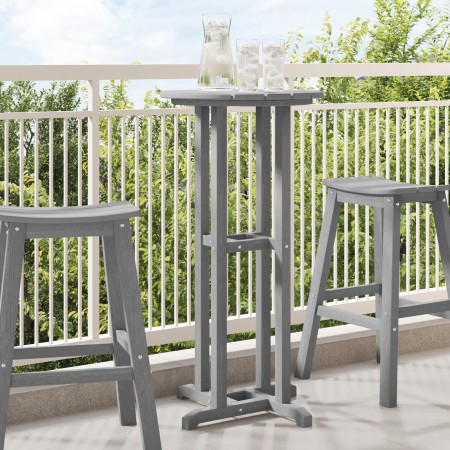 Mesa Bar Gris Claro 55x55x107 cm HDPE | Foro24.es | Tu tienda online para hogar, jardín y más Foro24.es