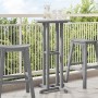 Mesa Bar Gris Claro 55x55x107 cm HDPE | Foro24.es | Tu tienda online para hogar, jardín y más Foro24.es