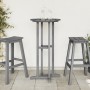 Mesa Bar Gris Claro 55x55x107 cm HDPE | Foro24.es | Tu tienda online para hogar, jardín y más Foro24.es