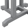 Mesa Bar Gris Claro 55x55x107 cm HDPE | Foro24.es | Tu tienda online para hogar, jardín y más Foro24.es