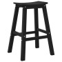 Taburetes de Bar 2 pcs Negros HDPE | Foro24.es | Tu tienda online para hogar, jardín y más Foro24.es