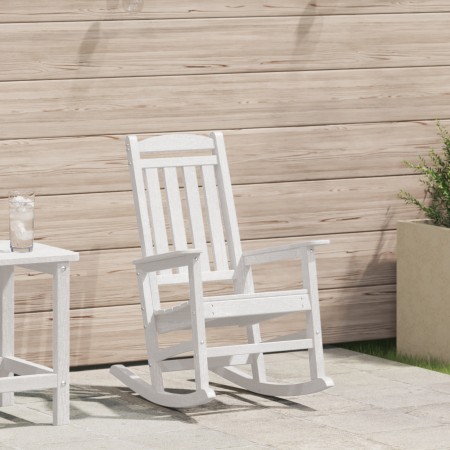 Mecedora de Jardín Blanca 70x92x108 cm HDPE by , Garden chairs - Ref: Foro24-42006613, Price: 151,94 €, Discount: %