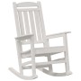 Mecedora de Jardín Blanca 70x92x108 cm HDPE by , Garden chairs - Ref: Foro24-42006613, Price: 151,94 €, Discount: %