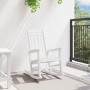 Mecedora de Jardín Blanca 70x92x108 cm HDPE by , Garden chairs - Ref: Foro24-42006613, Price: 151,94 €, Discount: %