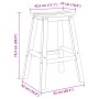 Taburetes de Bar 2 pcs Gris Claro HDPE | Foro24.es | Tu tienda online para hogar, jardín y más Foro24.es