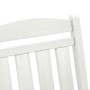 Mecedora de Jardín Blanca 70x92x108 cm HDPE by , Garden chairs - Ref: Foro24-42006613, Price: 151,94 €, Discount: %