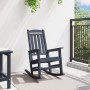 Silla Mecedora Jardín Azul Marino 70x92x108 cm de , Sillas de jardín - Ref: Foro24-42006614, Precio: 140,53 €