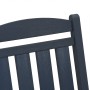 Silla Mecedora Jardín Azul Marino 70x92x108 cm de , Sillas de jardín - Ref: Foro24-42006614, Precio: 140,53 €