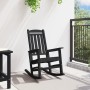 Mecedora de Jardín Negra 70x92x108 cm HDPE | Foro24.es | Tu tienda online para hogar, jardín y más Foro24.es