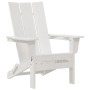 Silla Adirondack Plegable Blanca 74.5x80.5x90 cm HDPE | Foro24.es | Tu tienda online para hogar, jardín y más Foro24.es