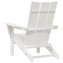 Silla Adirondack Plegable Blanca 74.5x80.5x90 cm HDPE | Foro24.es | Tu tienda online para hogar, jardín y más Foro24.es