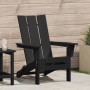 Silla Adirondack Plegable Negra 74.5x80.5x90 cm HDPE | Foro24.es | Tu tienda online para hogar, jardín y más Foro24.es