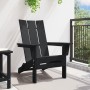 Silla Adirondack Plegable Negra 74.5x80.5x90 cm HDPE | Foro24.es | Tu tienda online para hogar, jardín y más Foro24.es
