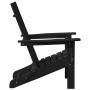 Silla Adirondack Plegable Negra 74.5x80.5x90 cm HDPE | Foro24.es | Tu tienda online para hogar, jardín y más Foro24.es