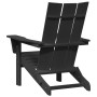 Silla Adirondack Plegable Negra 74.5x80.5x90 cm HDPE | Foro24.es | Tu tienda online para hogar, jardín y más Foro24.es