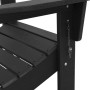 Silla Adirondack Plegable Negra 74.5x80.5x90 cm HDPE | Foro24.es | Tu tienda online para hogar, jardín y más Foro24.es