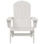 Silla Adirondack Blanca 74x82x91 cm HDPE | Foro24.es | Tu tienda online para hogar, jardín y más Foro24.es