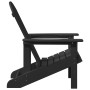 Silla Adirondack Negra 74x82x91 cm HDPE | Foro24.es | Tu tienda online para hogar, jardín y más Foro24.es
