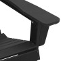 Silla Adirondack Negra 74x82x91 cm HDPE | Foro24.es | Tu tienda online para hogar, jardín y más Foro24.es