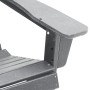 Silla Adirondack Gris Claro 74x82x91 cm HDPE | Foro24.es | Tu tienda online para hogar, jardín y más Foro24.es
