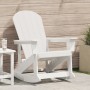 Silla Mecedora Adirondack Blanca 73.5x92x90 cm HDPE | Foro24.es | Tu tienda online para hogar, jardín y más Foro24.es