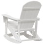 Silla Mecedora Adirondack Blanca 73.5x92x90 cm HDPE | Foro24.es | Tu tienda online para hogar, jardín y más Foro24.es