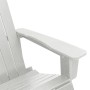 Silla Mecedora Adirondack Blanca 73.5x92x90 cm HDPE | Foro24.es | Tu tienda online para hogar, jardín y más Foro24.es