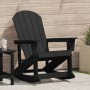 Silla Rocking Adirondack Negra 73.5x92x90 cm HDPE | Foro24.es | Tu tienda online para hogar, jardín y más Foro24.es