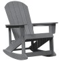 Silla Mecedora Adirondack Gris Claro 73.5x92x90 cm HDPE | Foro24.es | Tu tienda online para hogar, jardín y más Foro24.es