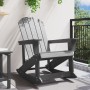 Silla Mecedora Adirondack Gris Claro 73.5x92x90 cm HDPE | Foro24.es | Tu tienda online para hogar, jardín y más Foro24.es