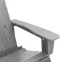 Silla Mecedora Adirondack Gris Claro 73.5x92x90 cm HDPE | Foro24.es | Tu tienda online para hogar, jardín y más Foro24.es