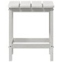 Mesa lateral Adirondack blanca 38x38x45 cm HDPE by , Garden tables - Ref: Foro24-42006633, Price: 40,11 €, Discount: %