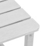 Mesa lateral Adirondack blanca 38x38x45 cm HDPE by , Garden tables - Ref: Foro24-42006633, Price: 40,11 €, Discount: %