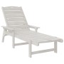 Tumbona Blanca 53x162x98.5 cm HDPE | Foro24.es | Tu tienda online para hogar, jardín y más Foro24.es