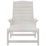 Tumbona Blanca 53x162x98.5 cm HDPE | Foro24.es | Tu tienda online para hogar, jardín y más Foro24.es
