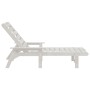 Tumbona Blanca 53x162x98.5 cm HDPE | Foro24.es | Tu tienda online para hogar, jardín y más Foro24.es