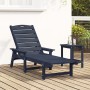 Tumbona Azul Marino 53x162x98.5 cm HDPE by , Garden chairs - Ref: Foro24-42006638, Price: 175,73 €, Discount: %