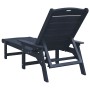 Tumbona Azul Marino 53x162x98.5 cm HDPE by , Garden chairs - Ref: Foro24-42006638, Price: 175,73 €, Discount: %