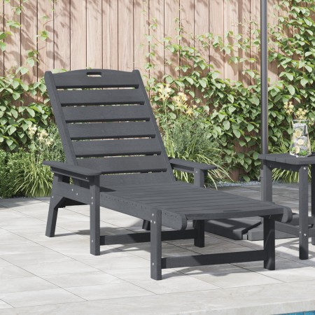 Tumbona Gris Claro 53x162x98.5 cm HDPE | Foro24.es | Tu tienda online para hogar, jardín y más Foro24.es