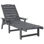 Tumbona Gris Claro 53x162x98.5 cm HDPE | Foro24.es | Tu tienda online para hogar, jardín y más Foro24.es