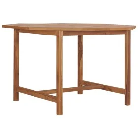 Garten-Esstisch aus massivem Teakholz 110x110x75 cm von vidaXL, Gartentische - Ref: Foro24-318478, Preis: 193,66 €, Rabatt: %