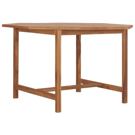 Garden dining table solid teak wood 110x110x75 cm by vidaXL, Garden tables - Ref: Foro24-318478, Price: 193,66 €, Discount: %