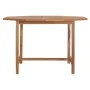 Garden dining table solid teak wood 110x110x75 cm by vidaXL, Garden tables - Ref: Foro24-318478, Price: 193,66 €, Discount: %