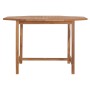 Garten-Esstisch aus massivem Teakholz 110x110x75 cm von vidaXL, Gartentische - Ref: Foro24-318478, Preis: 184,65 €, Rabatt: %