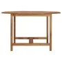 Garden dining table solid teak wood 110x110x75 cm by vidaXL, Garden tables - Ref: Foro24-318478, Price: 193,66 €, Discount: %