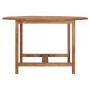 Garten-Esstisch aus massivem Teakholz 110x110x75 cm von vidaXL, Gartentische - Ref: Foro24-318478, Preis: 184,65 €, Rabatt: %