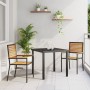 Sillas de jardín apilables con cojines 2 pcs Negro Polirratan | Foro24.es | Tu tienda online para hogar, jardín y más Foro24.es